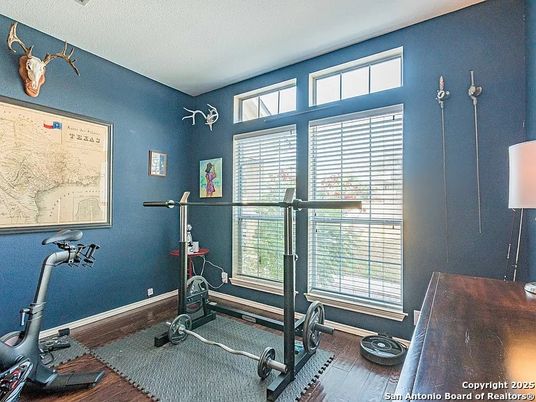 Fitness Equipment, Interior, Wood Texture Flooring