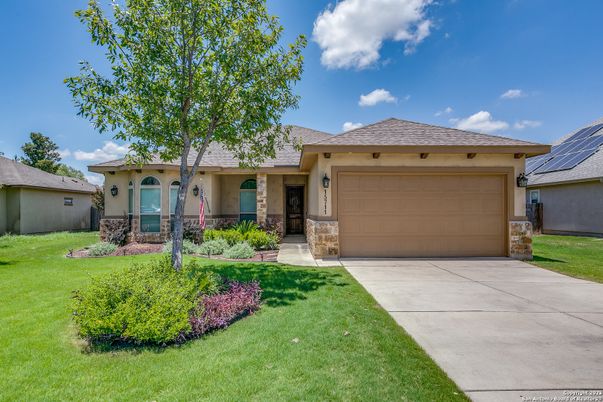 Attached, Exterior, Facade, Solar Panels, Ranch