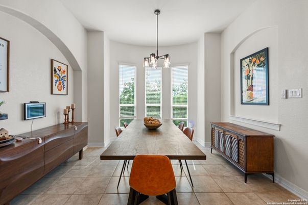 Dining room, Interior, Pendant Lights