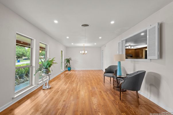 Chandelier, Interior, Recessed Lighting, Wood Texture Flooring