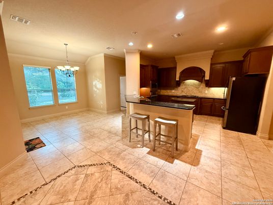 Chandelier, Interior, Kitchen, Recessed Lighting