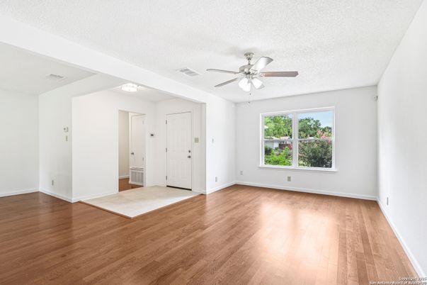 Empty room, Interior, Wood Texture Flooring