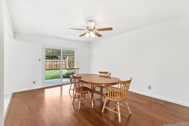 Dining room, Interior, Wood Texture Flooring