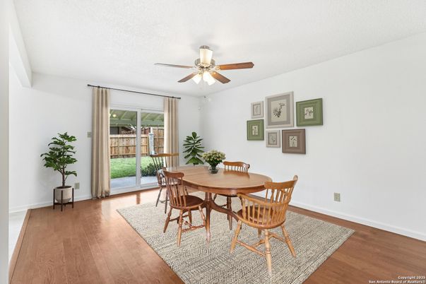 Dining room, Interior, Wood Texture Flooring