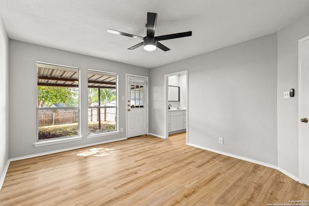 Empty room, Interior, Wood Texture Flooring