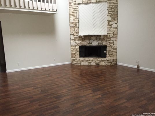 Fireplace, Interior, Stone Walls, Wood Texture Flooring