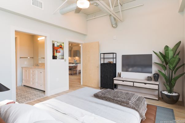 Bedroom, Interior, Wood Texture Flooring