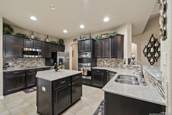 Interior, Kitchen, Recessed Lighting, Stainless Steel Appliances