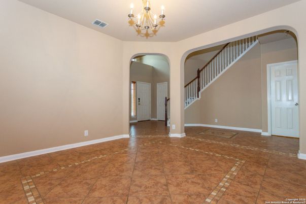 Chandelier, Empty room, Interior