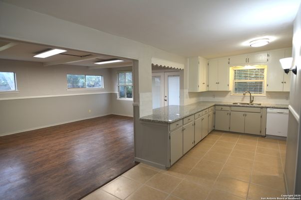 Interior, Kitchen, Wood Texture Flooring