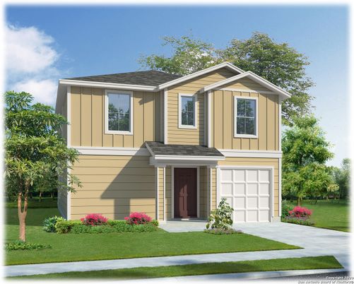 Attached, Exterior, Facade, Farmhouse