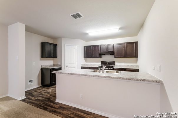 Interior, Kitchen, Wood Texture Flooring