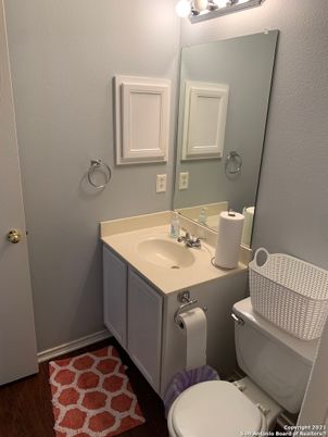 Bathroom, Dual Sink Vanities, Interior, Wood Texture Flooring