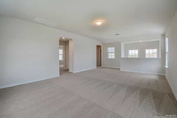 Empty room, Interior, Recessed Lighting