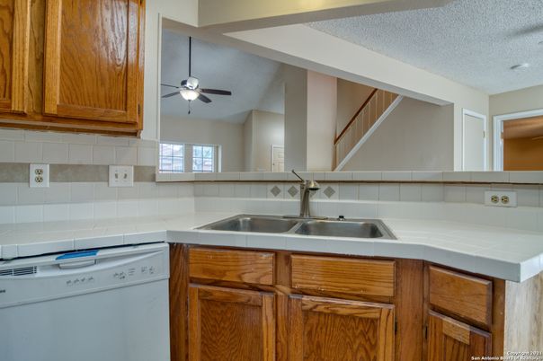 Interior, Kitchen, Tile Countertops