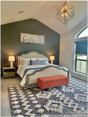 Bedroom, Interior, Pendant Lights