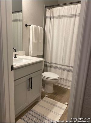 Bathroom, Interior, Wood Texture Flooring