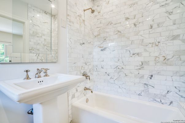 Bathroom, Interior, Marble Walls