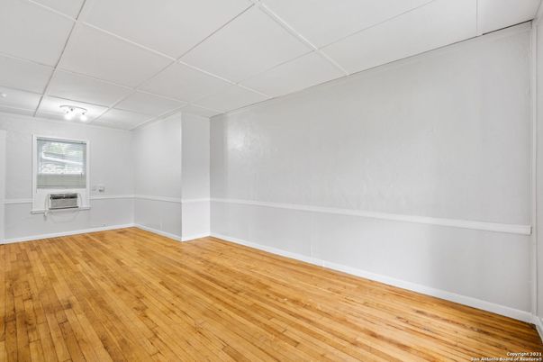 Empty room, Fireplace, Interior, Wood Texture Flooring