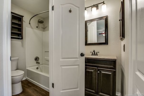 Bathroom, Interior, Wood Texture Flooring