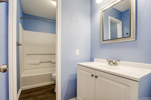 Bathroom, Interior, Wood Texture Flooring