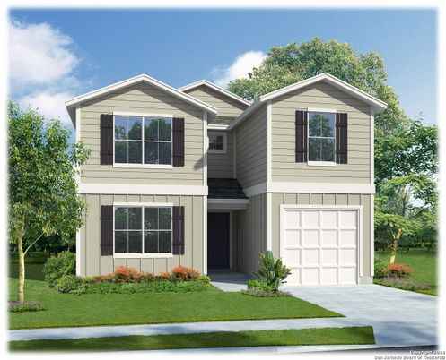Attached, Exterior, Facade, Farmhouse