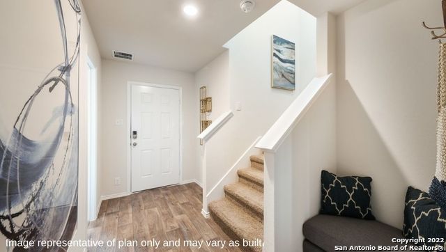 Interior, Recessed Lighting, Wood Texture Flooring