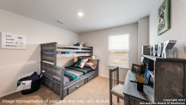 Bedroom, Home Office, Interior, Recessed Lighting