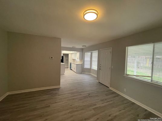 Empty room, Interior, Kitchen, Wood Texture Flooring
