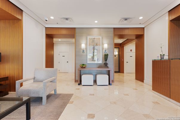 Elevator, Interior, Recessed Lighting, Wooden Walls