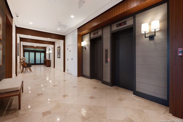 Elevator, Interior, Recessed Lighting