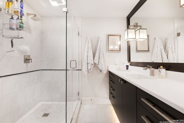 Bathroom, Glass Shower, Interior