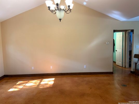 Chandelier, Empty room, Interior