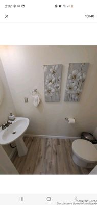Bathroom, Interior, Wood Texture Flooring