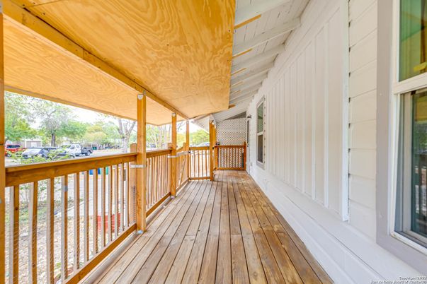 Exterior, Wood Texture Flooring