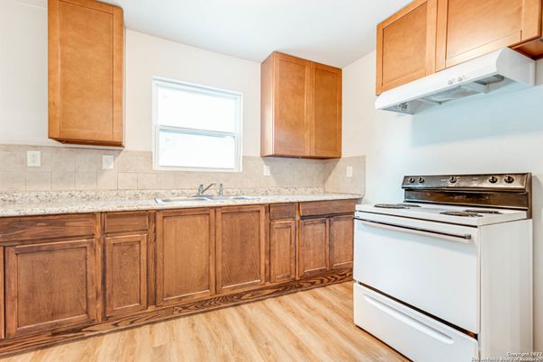Interior, Kitchen, Wood Texture Flooring