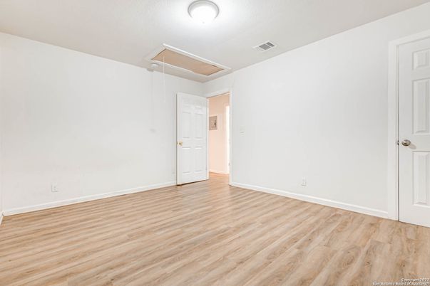 Empty room, Interior, Wood Texture Flooring