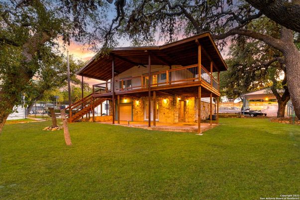 Backyard, Exterior, Facade, Log Home