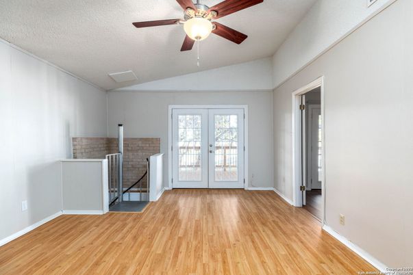 Empty room, Fireplace, Interior, Wood Texture Flooring