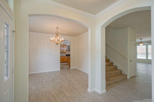 Chandelier, Interior, Wood Texture Flooring