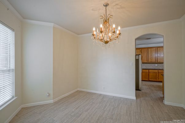 Chandelier, Empty room, Interior