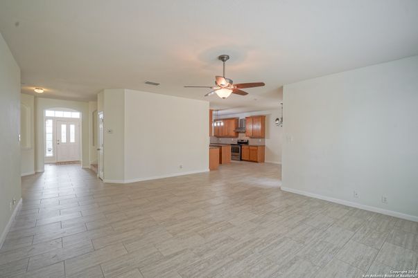 Empty room, Interior, Kitchen, Wood Texture Flooring