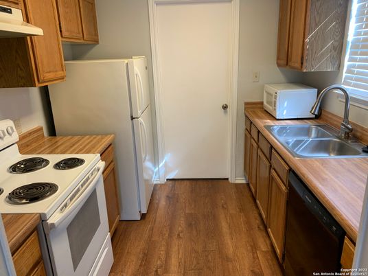 Interior, Kitchen, Wood Texture Flooring