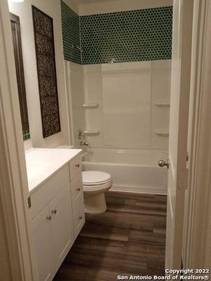 Bathroom, Interior, Wood Texture Flooring