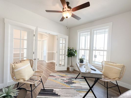 Home Office, Interior, Wood Texture Flooring