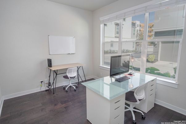 Home Office, Interior, Wood Texture Flooring