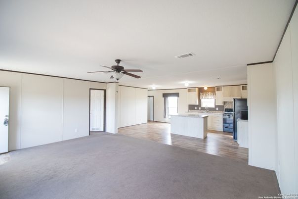 Empty room, Interior, Kitchen, Wood Texture Flooring