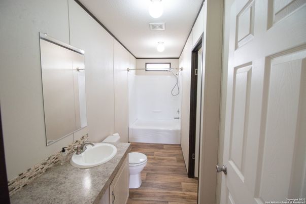 Bathroom, Interior, Wood Texture Flooring