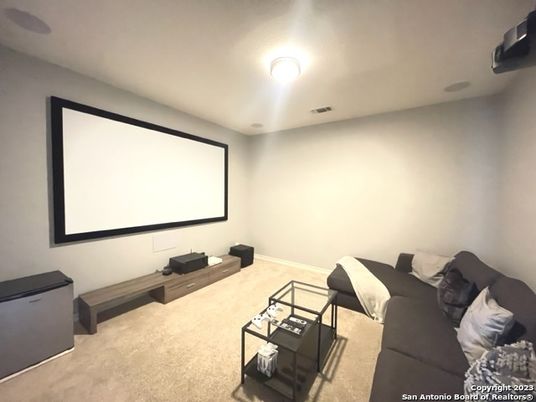 Interior, Projection Screen, Theatre Room