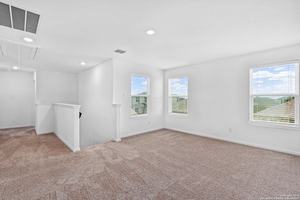 Empty room, Interior, Recessed Lighting